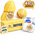 Crunchy Squishy 4-Piece Bundle – Butter, Peanut, Potato & Soap Sensory Toys