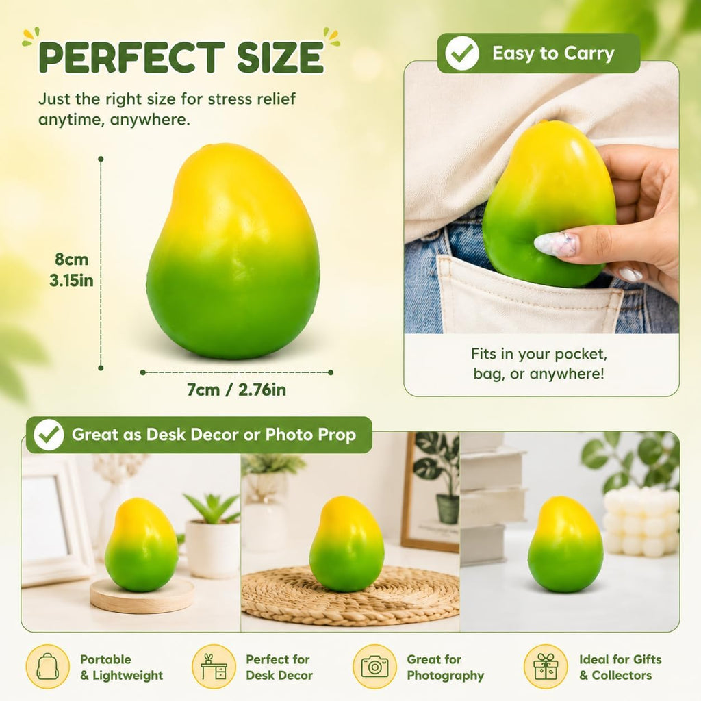 Color-Changing Crunchy Mango Squishy