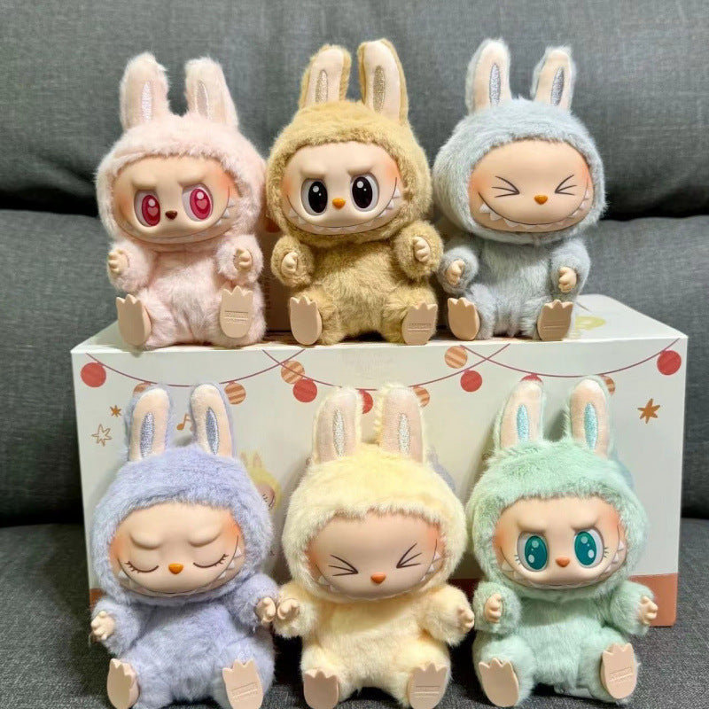 2nd Gen  LABUBU "have a seat" Sitting Party Series Vinyl Plush Blind Box Figurine Surprise Hanging Birthday Gift
