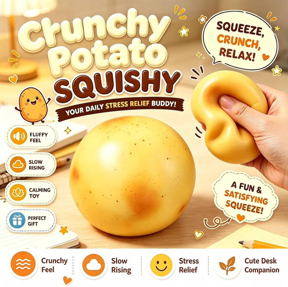 Crunchy Mashed Potato Squishy