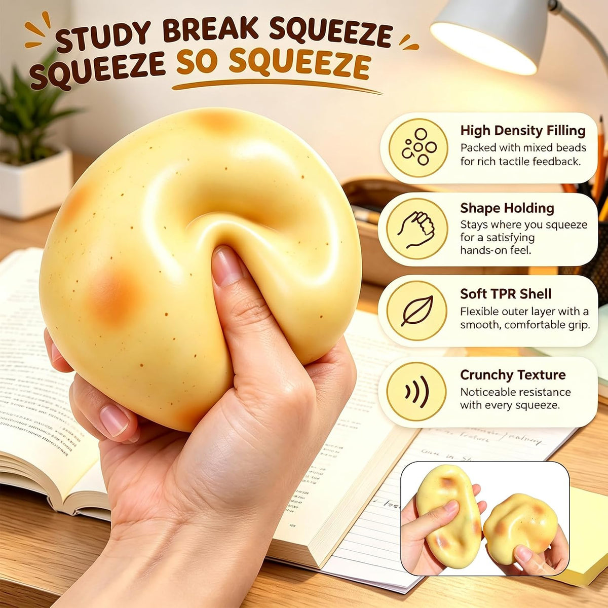 Crunchy Mashed Potato Squishy