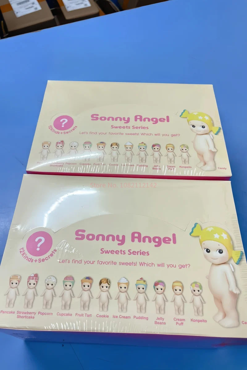 2025 In Stock Original Sonny Angel Sweet Series Blind Box Cute High Quality Handmade Desktop Mini Figure Model Birthday Kid Gift