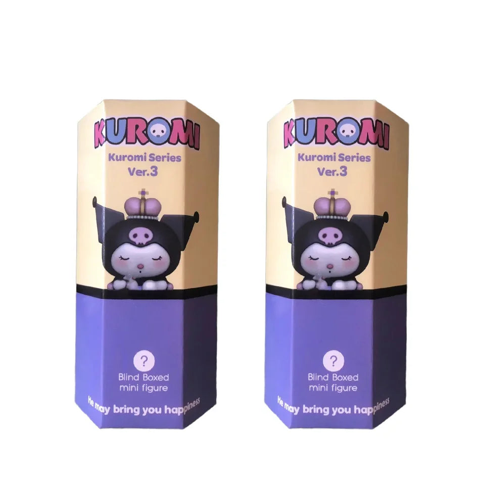 THE Sanrio Kuromi Series Surprise Box Christmas Advent Party Box Mini Anime Figures Doll Toys Children Xmas Gifts