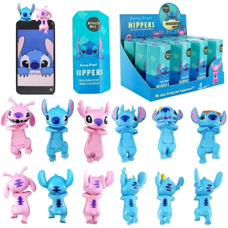 Blind Box Toy Stitch Prone Series Anime Characters Car Dashboard Decoration Surprise Toy Sony Angel Style Surprise Holiday Gift