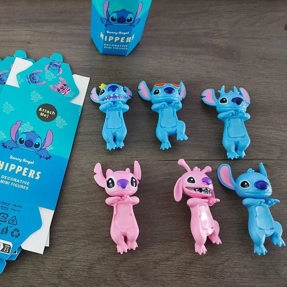 Blind Box Toy Stitch Prone Series Anime Characters Car Dashboard Decoration Surprise Toy Sony Angel Style Surprise Holiday Gift