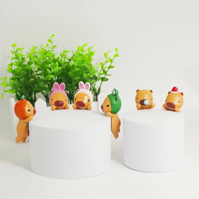 Capybara Hippers Mystery Box Sonny Angel Decorative Mini Doll Collection Blind Box Cute Capybara Car Model Doll Christmas Gift