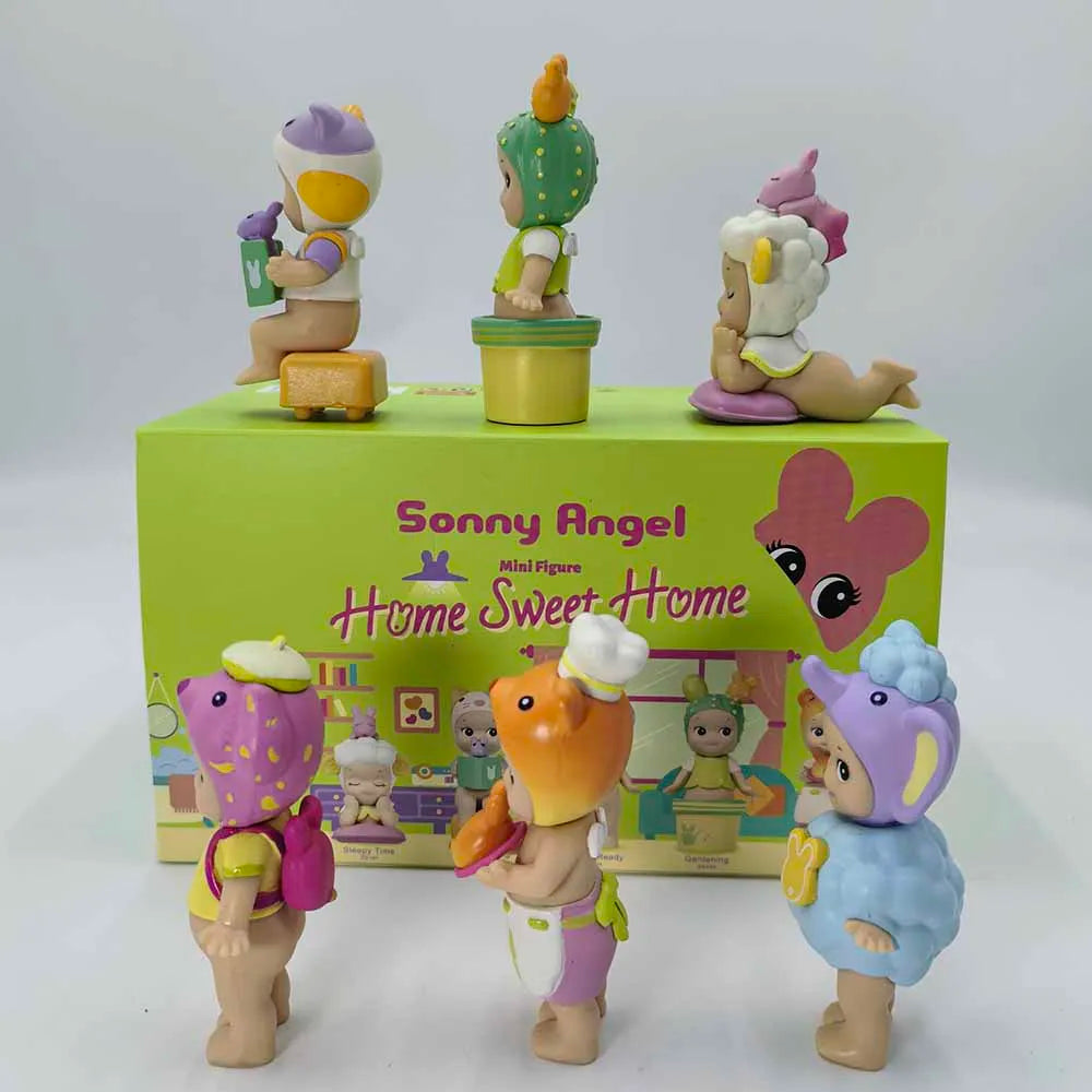 Sonny Angel Blind Box Home Sweet Home Series Mini Anime Figures Ornaments Dolls Fans Children Christmas Birthday Gift