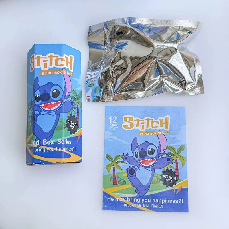 Blind Box Toy Stitch Prone Series Anime Characters Car Dashboard Decoration Surprise Toy Sony Angel Style Surprise Holiday Gift