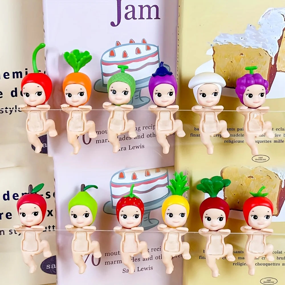 Mini Figure Sunny Angel Hippers Harvest Series Fruit Blind Box Mysteries Kawaii Ornaments Doll Kid Surprise Christmas Cute Gift