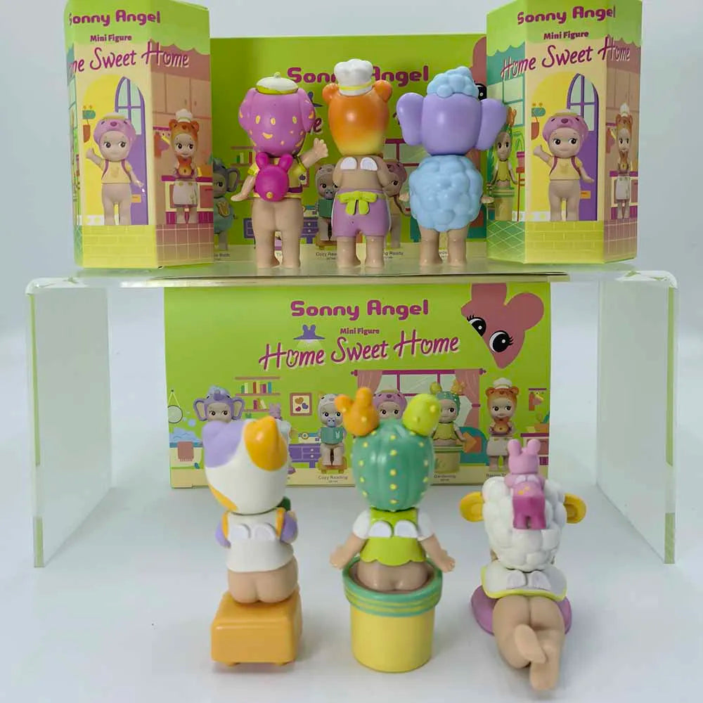 Sonny Angel Blind Box Home Sweet Home Series Mini Anime Figures Ornaments Dolls Fans Children Christmas Birthday Gift
