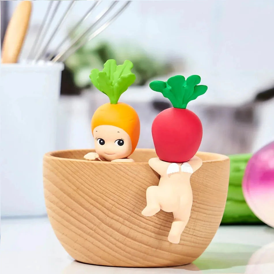 Mini Figure Sunny Angel Hippers Harvest Series Fruit Blind Box Mysteries Kawaii Ornaments Doll Kid Surprise Christmas Cute Gift