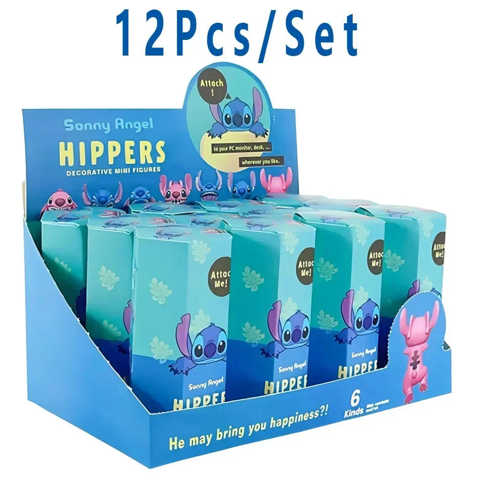 Blind Box Toy Stitch Prone Series Anime Characters Car Dashboard Decoration Surprise Toy Sony Angel Style Surprise Holiday Gift