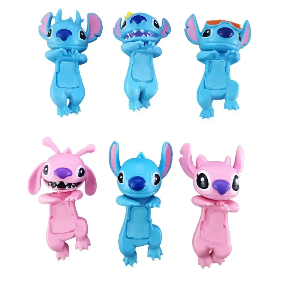 Blind Box Toy Stitch Prone Series Anime Characters Car Dashboard Decoration Surprise Toy Sony Angel Style Surprise Holiday Gift