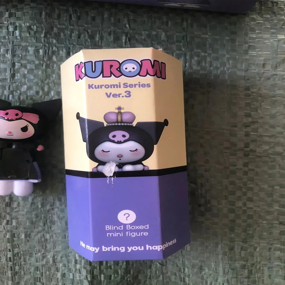 THE Sanrio Kuromi Series Surprise Box Christmas Advent Party Box Mini Anime Figures Doll Toys Children Xmas Gifts
