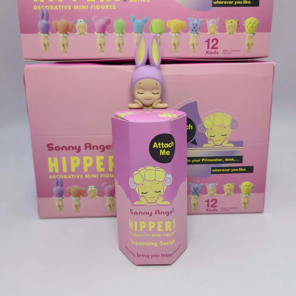 Sonny Angel' Blind Box Hippers Dreaming Series Cartoon Figures Ornaments Dolls Children Model Phone Decor Toy Birthday Gifts