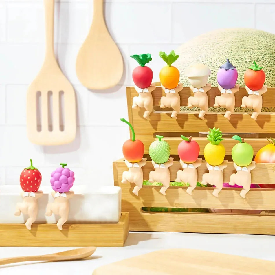 Mini Figure Sunny Angel Hippers Harvest Series Fruit Blind Box Mysteries Kawaii Ornaments Doll Kid Surprise Christmas Cute Gift