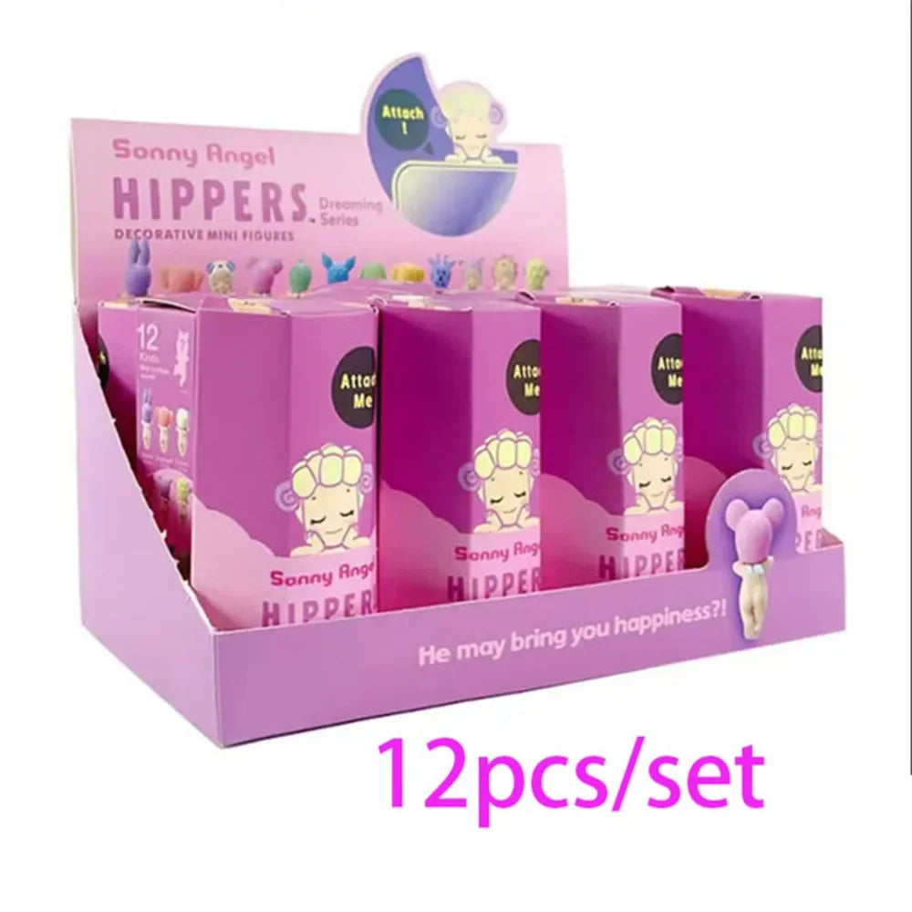 Sonny Angel' Blind Box Hippers Dreaming Series Cartoon Figures Ornaments Dolls Children Model Phone Decor Toy Birthday Gifts