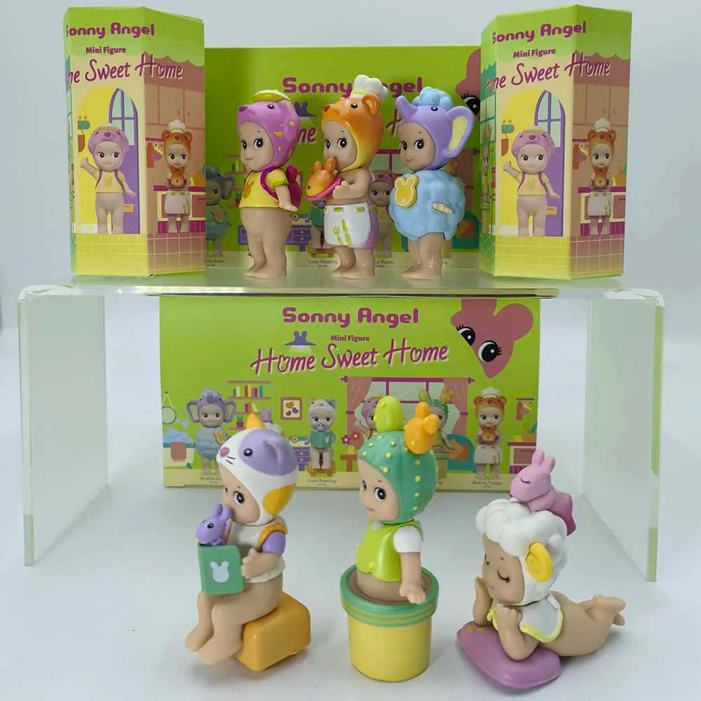 Sonny Angel Blind Box Home Sweet Home Series Mini Anime Figures Ornaments Dolls Fans Children Christmas Birthday Gift
