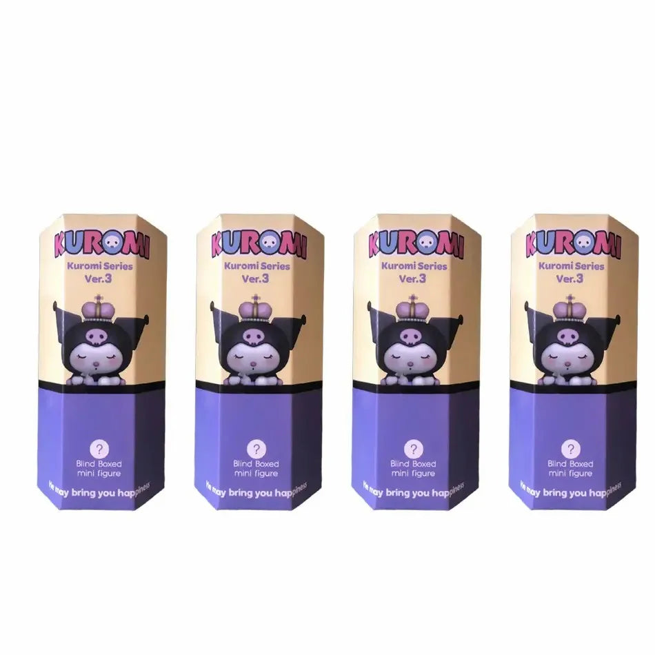 THE Sanrio Kuromi Series Surprise Box Christmas Advent Party Box Mini Anime Figures Doll Toys Children Xmas Gifts