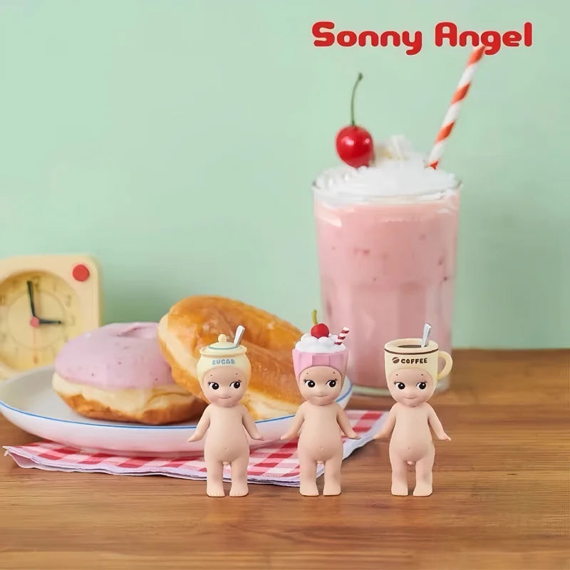 New Hot Selling Original Sonny Angel Snack Series Blind Box Mini Figures Action Toy Ornaments Dolls Fans Children Birthday Gifts