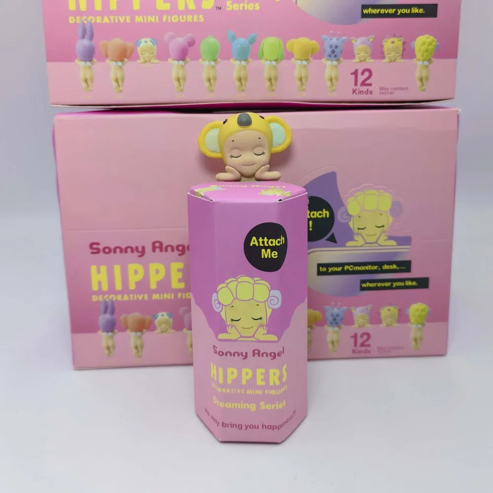 Sonny Angel' Blind Box Hippers Dreaming Series Cartoon Figures Ornaments Dolls Children Model Phone Decor Toy Birthday Gifts