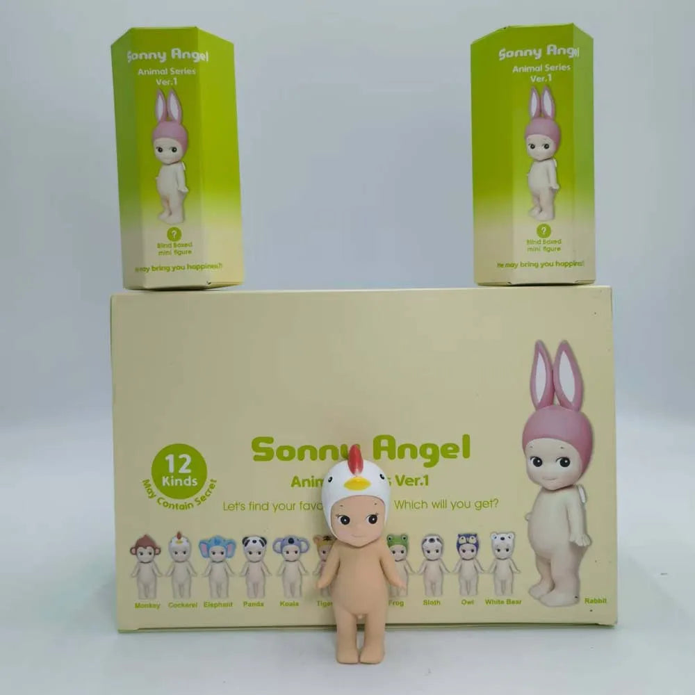 Sonny Angel Animal Ver.1 Blind Box  Doll Screen Decoration Christmas Birthday Gift Mysterious Surprise Cute collectibles