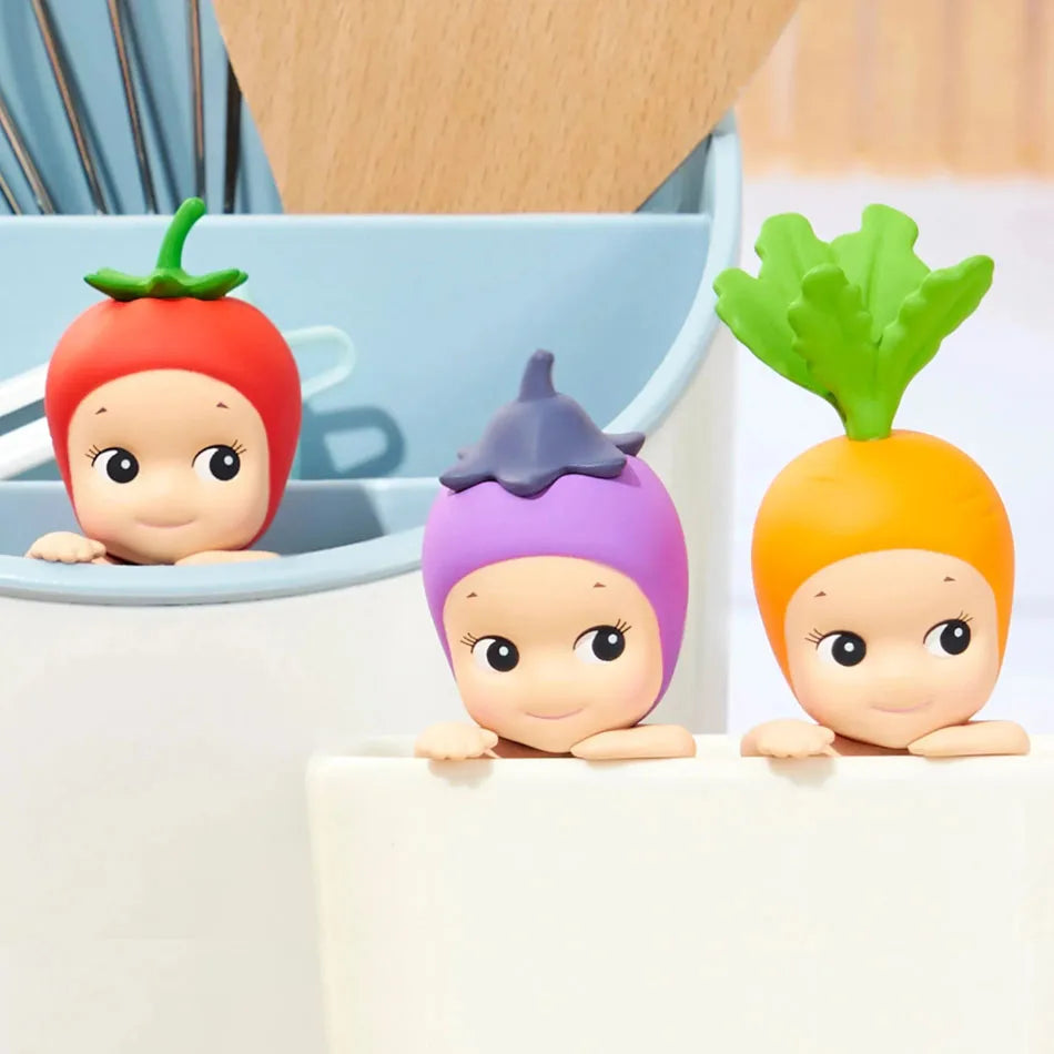 Mini Figure Sunny Angel Hippers Harvest Series Fruit Blind Box Mysteries Kawaii Ornaments Doll Kid Surprise Christmas Cute Gift