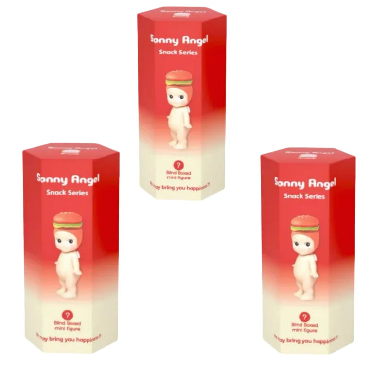 New Hot Selling Original Sonny Angel Snack Series Blind Box Mini Figures Action Toy Ornaments Dolls Fans Children Birthday Gifts
