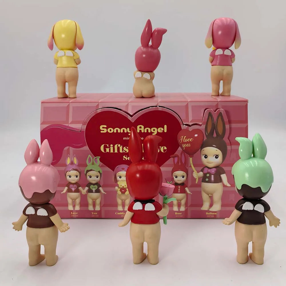 Sonny Angel Gifts Of Love Series Model Limited Collection Figure Cartoon Desktop Blind Box Xmas Valentine'S Day Gift Toy