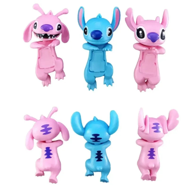 Blind Box Toy Stitch Prone Series Anime Characters Car Dashboard Decoration Surprise Toy Sony Angel Style Surprise Holiday Gift