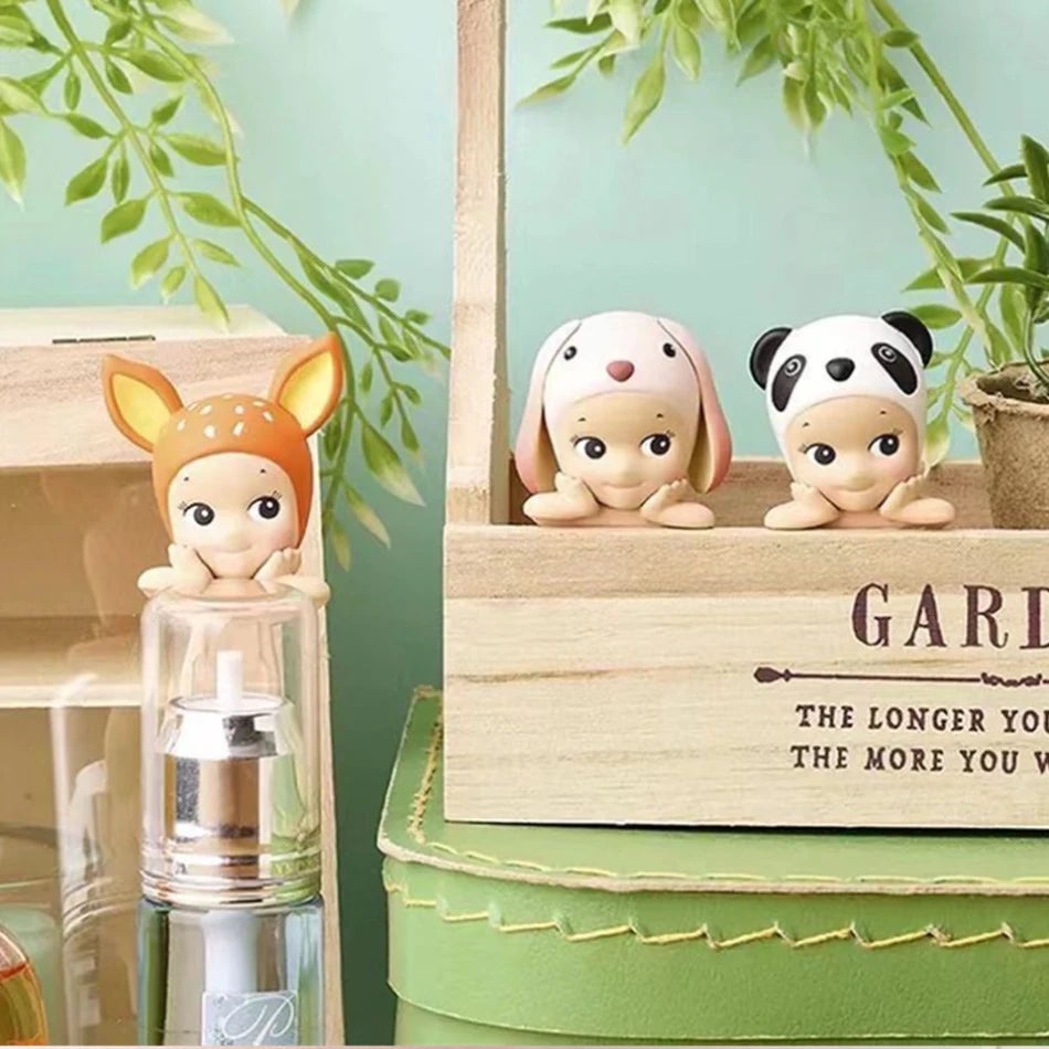 Sonn Angel Hippers Mini Figures Animal Blind Box Mysteries Kawaii Ornament Doll Kid Phone Decoration Cute Christmas Gift