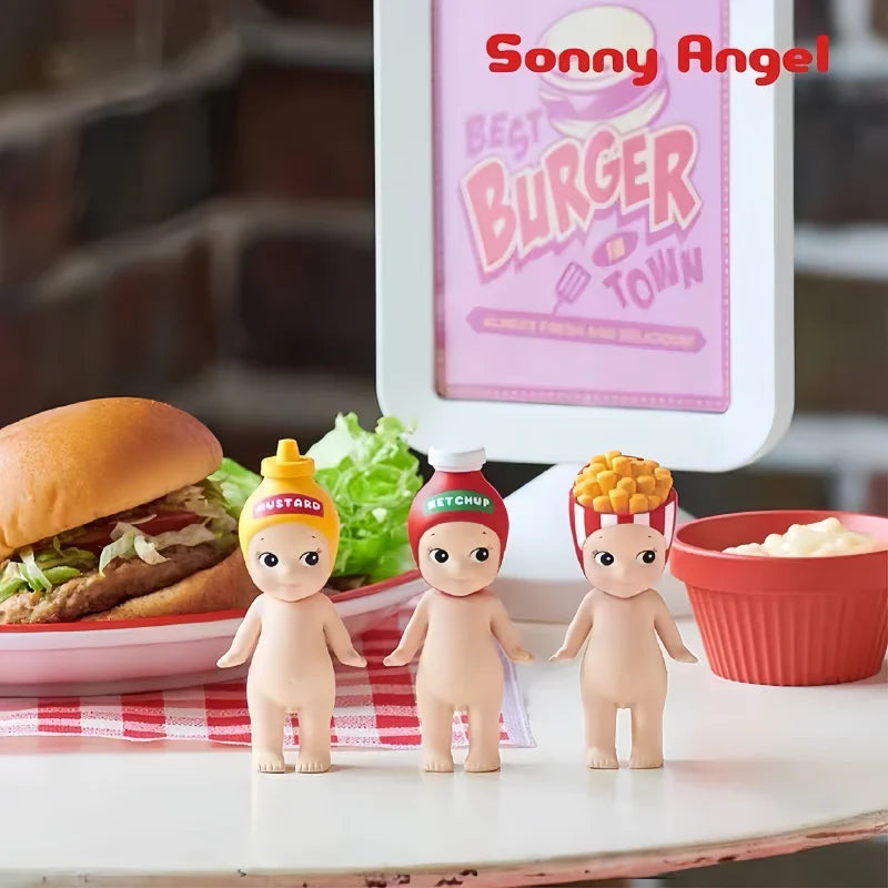 New Hot Selling Original Sonny Angel Snack Series Blind Box Mini Figures Action Toy Ornaments Dolls Fans Children Birthday Gifts