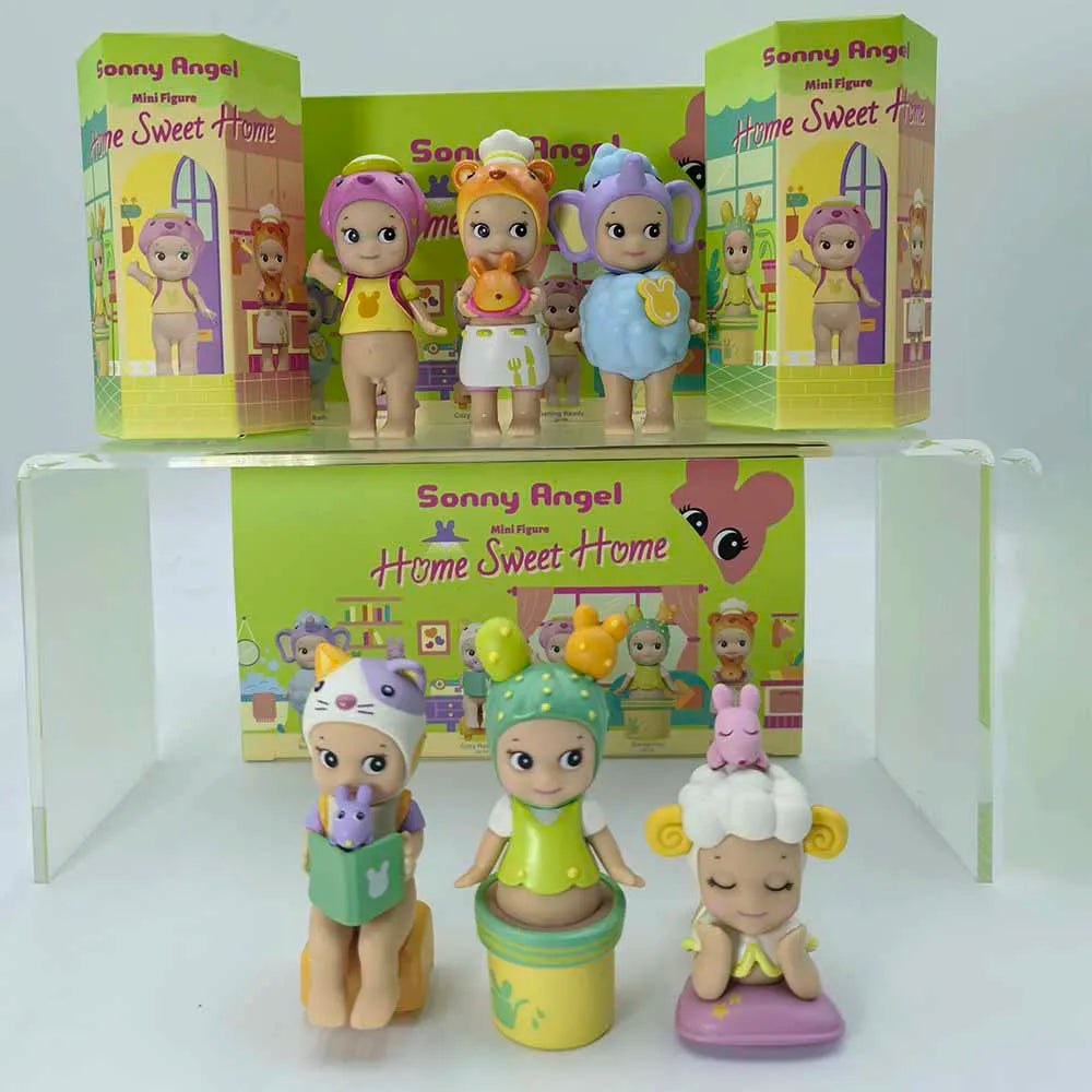Sonny Angel Blind Box Home Sweet Home Series Mini Anime Figures Ornaments Dolls Fans Children Christmas Birthday Gift
