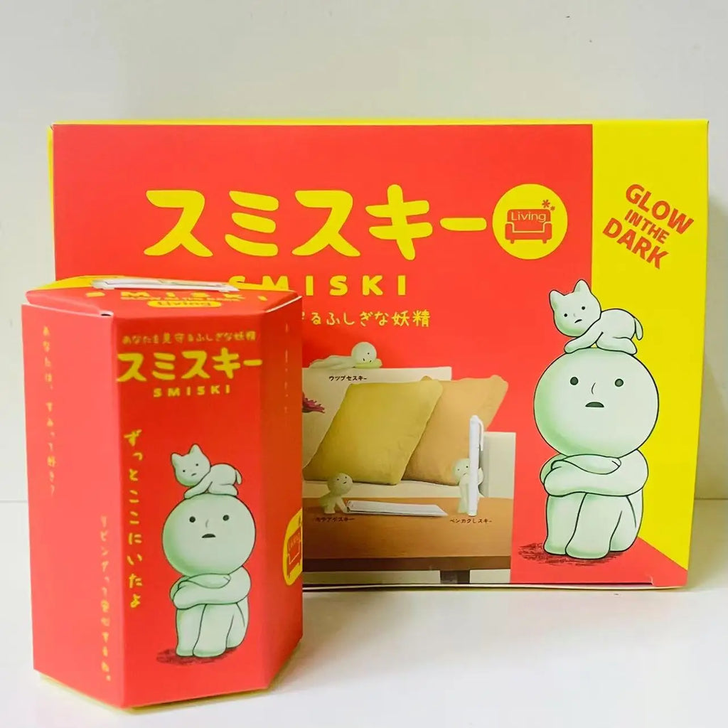 SMISKI lIVING Series Noctilucent Green Doll Blind Box Action Figures Decoration Model Toy Fans Children Gifts Random 1Pcs