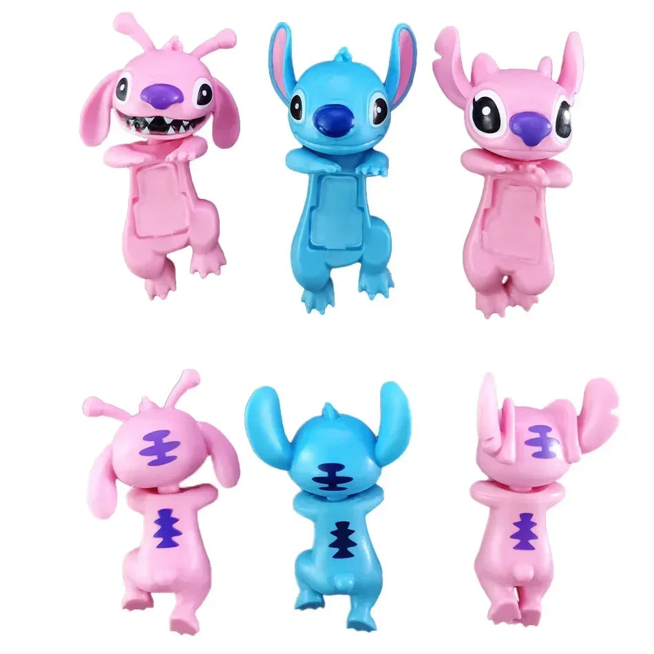 Blind Box Toy Stitch Prone Series Anime Characters Car Dashboard Decoration Surprise Toy Sony Angel Style Surprise Holiday Gift