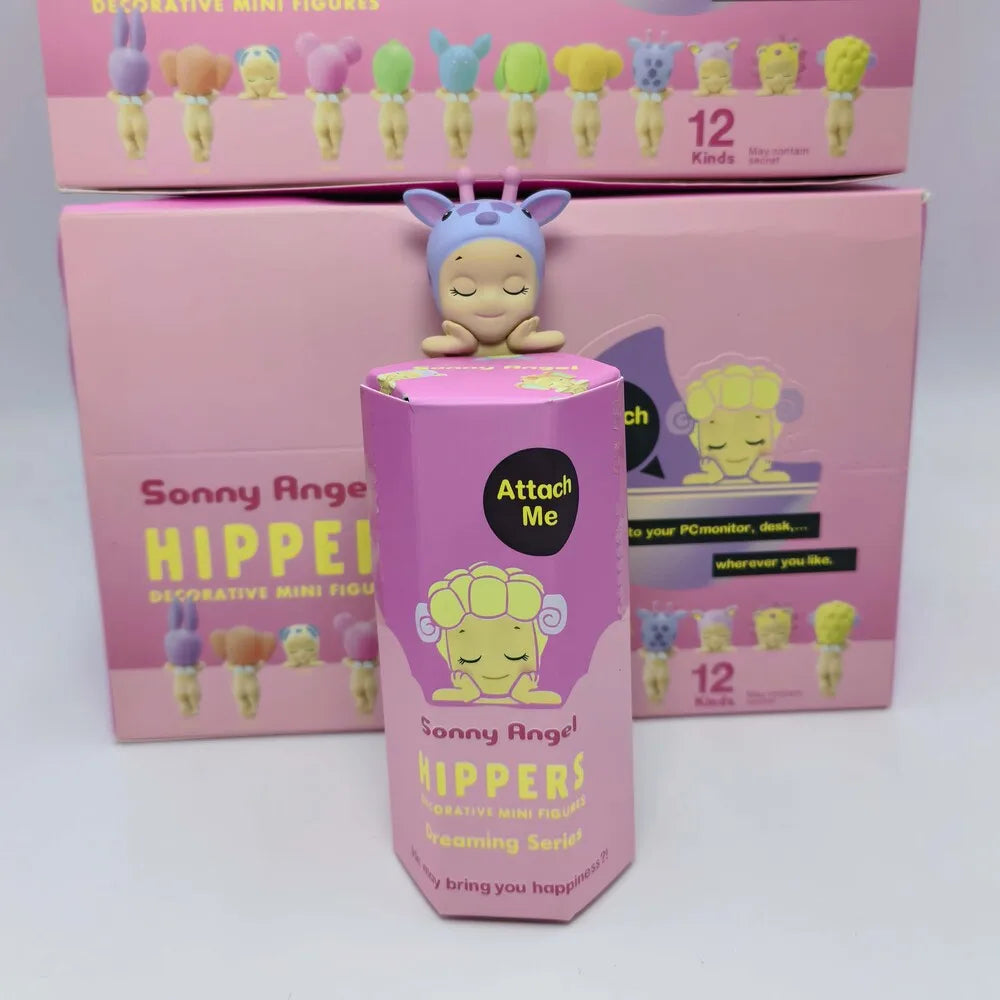 Sonny Angel' Blind Box Hippers Dreaming Series Cartoon Figures Ornaments Dolls Children Model Phone Decor Toy Birthday Gifts