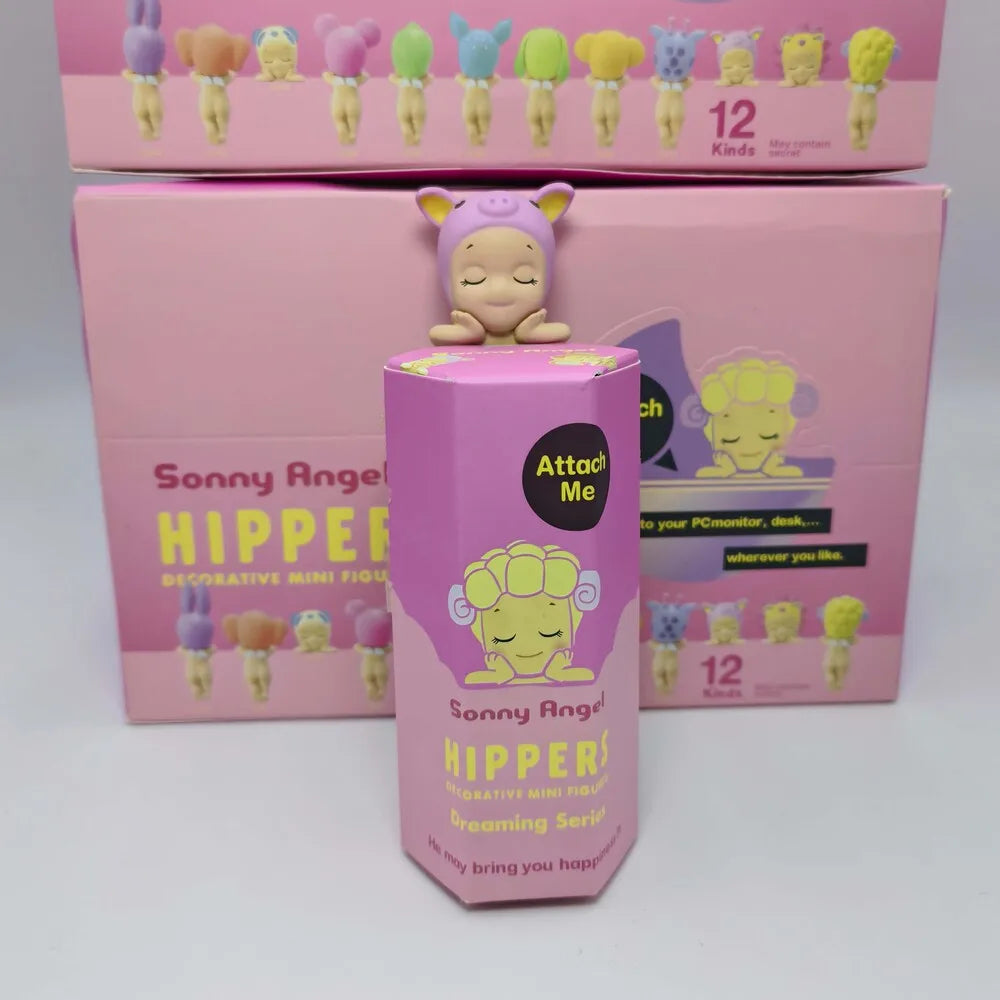 Sonny Angel' Blind Box Hippers Dreaming Series Cartoon Figures Ornaments Dolls Children Model Phone Decor Toy Birthday Gifts