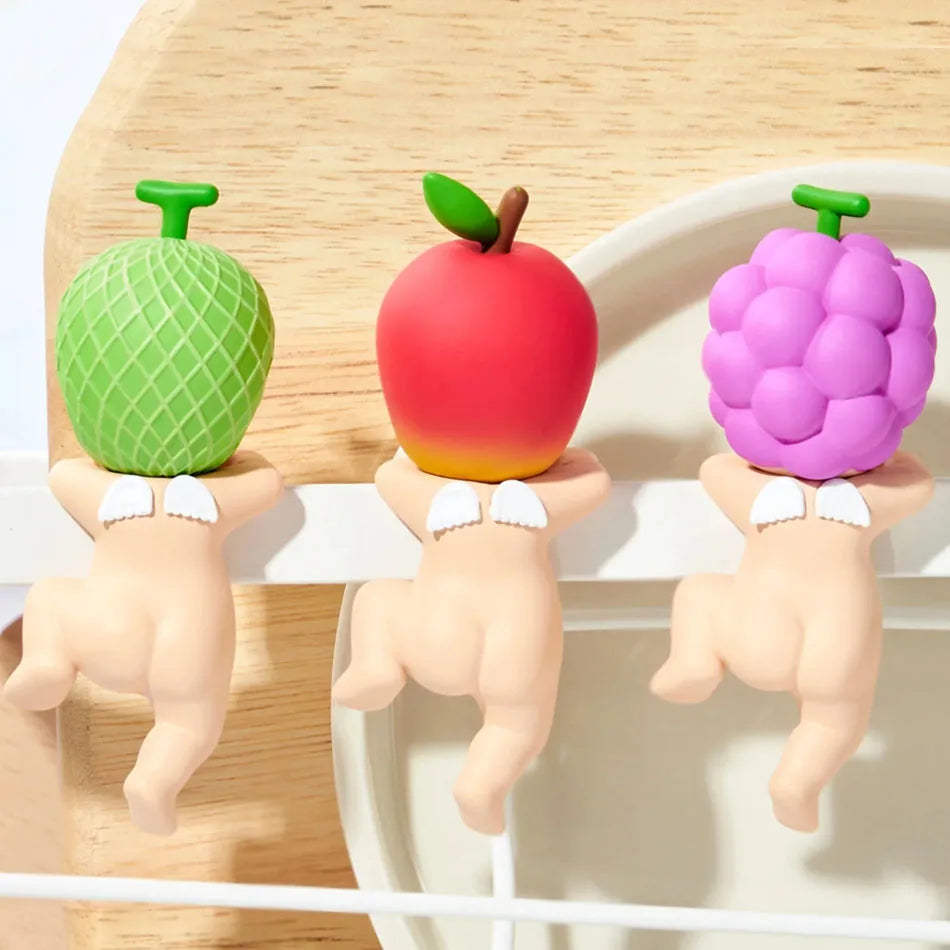 Mini Figure Sunny Angel Hippers Harvest Series Fruit Blind Box Mysteries Kawaii Ornaments Doll Kid Surprise Christmas Cute Gift