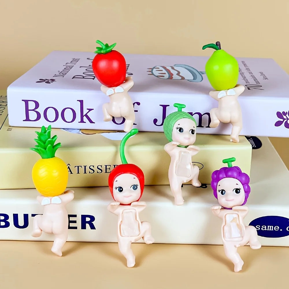 Mini Figure Sunny Angel Hippers Harvest Series Fruit Blind Box Mysteries Kawaii Ornaments Doll Kid Surprise Christmas Cute Gift