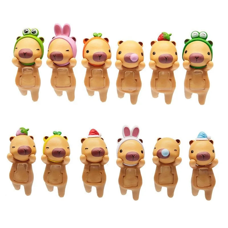 Capybara Hippers Mystery Box Sonny Angel Decorative Mini Doll Collection Blind Box Cute Capybara Car Model Doll Christmas Gift