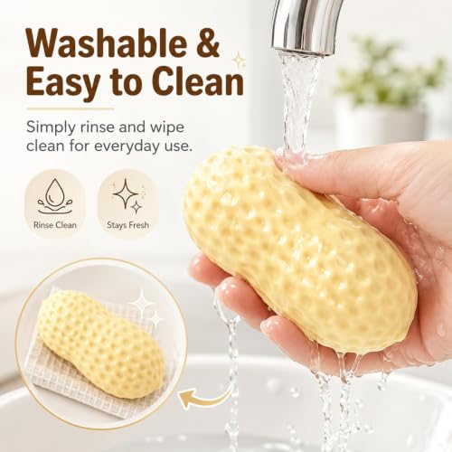Ella & Emma crunchy peanut corn potato sensory fidget squishy 3 pack product photo 5