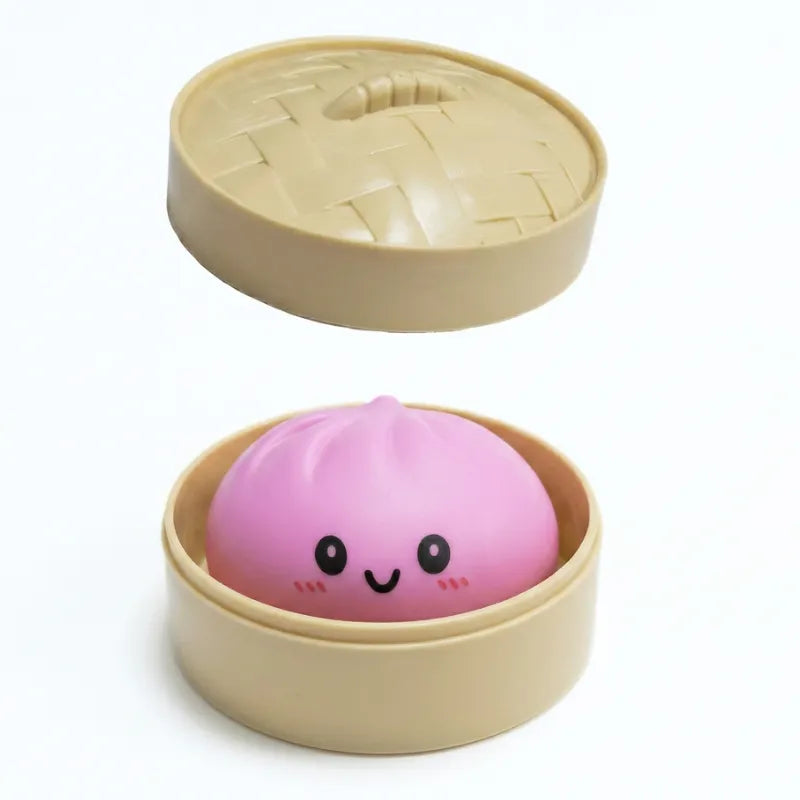 Pink dumpling squishy