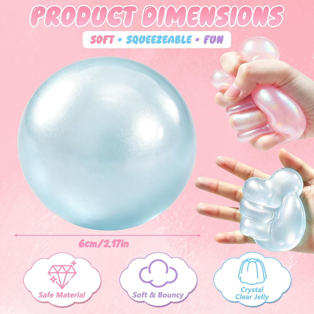 Blue Pearl Coconut Oil Squishy Ball