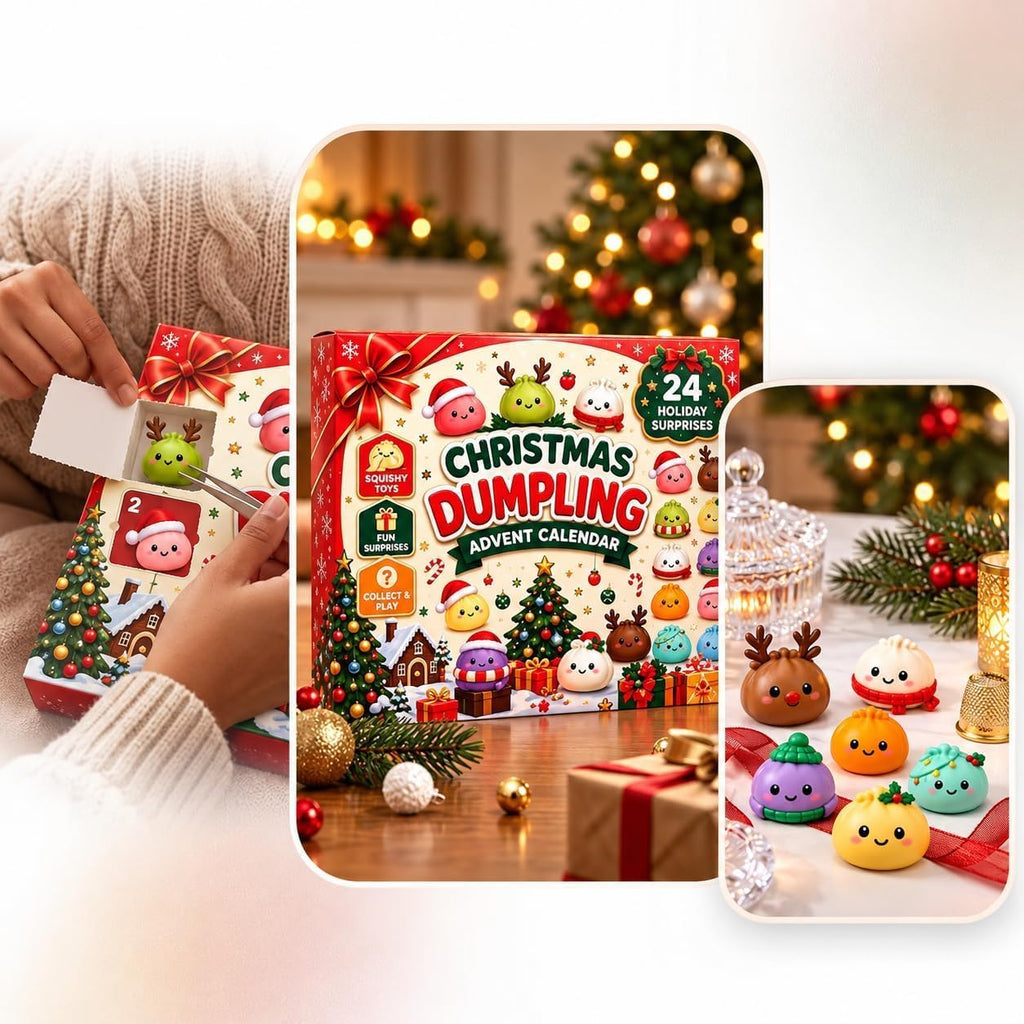 Unboxing daily surprises from the Christmas Dumpling Advent Calendar