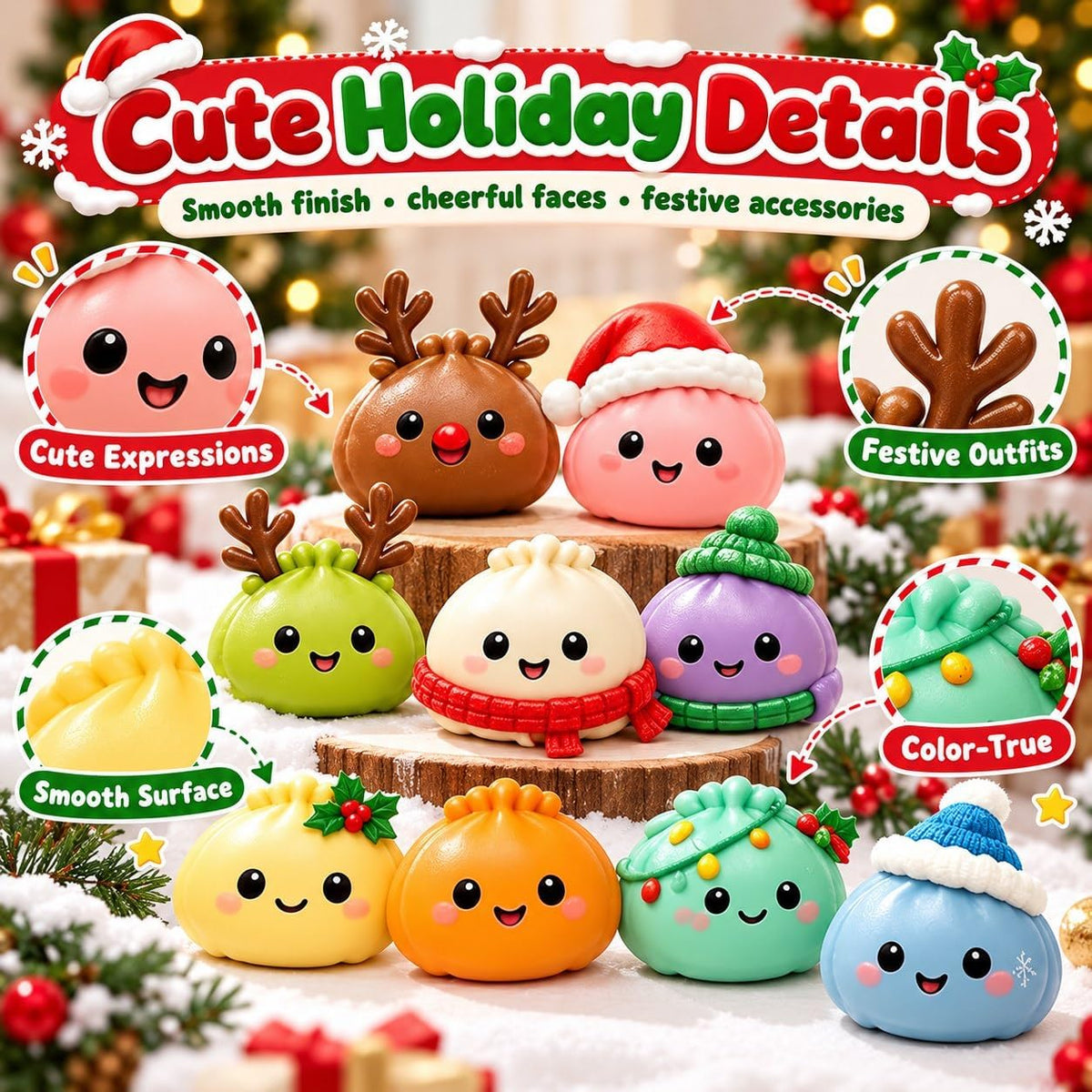 Green Christmas Dumpling Advent Calendar product image 4