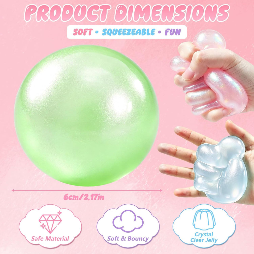Green Pearl Coconut Oil Squishy Ball