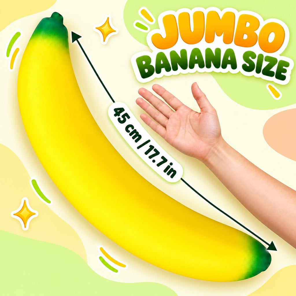 45cm Jumbo Banana Squishy size guide
