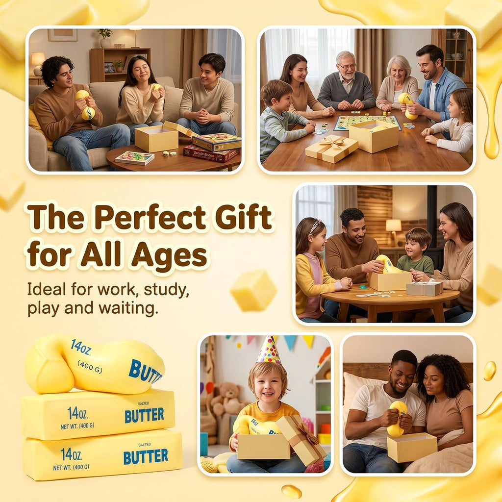 Jumbo butter squishy as a gift for different ages