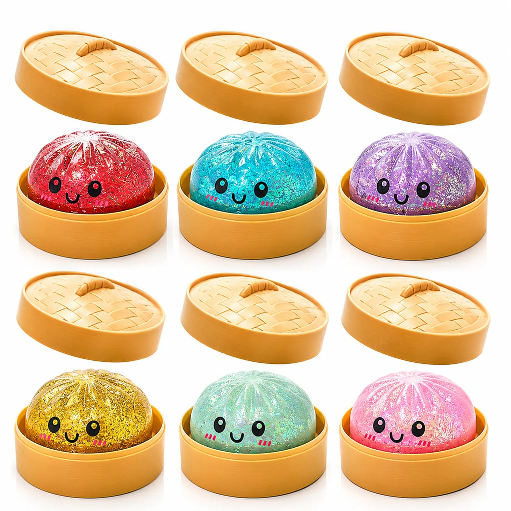 Orbit glitter dumplings available in assorted colours