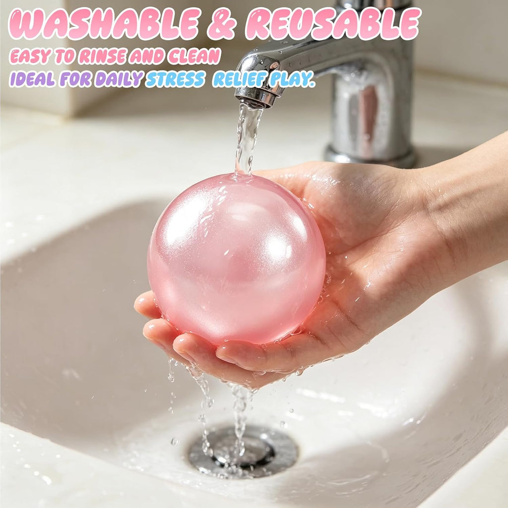 Pink Pearl Coconut Oil Squishy Ball